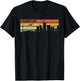 Frankfurt Vintage Skyline Retro Stadt Deutschland T-Shirt - T-Shirt | Black