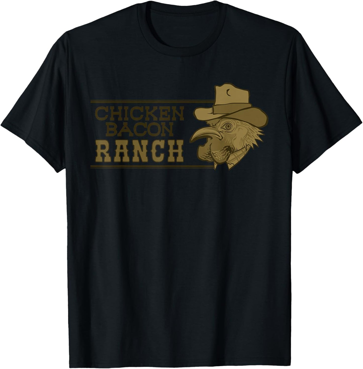 Chicken Bacon Ranch T-Shirt - T-Shirt | Black