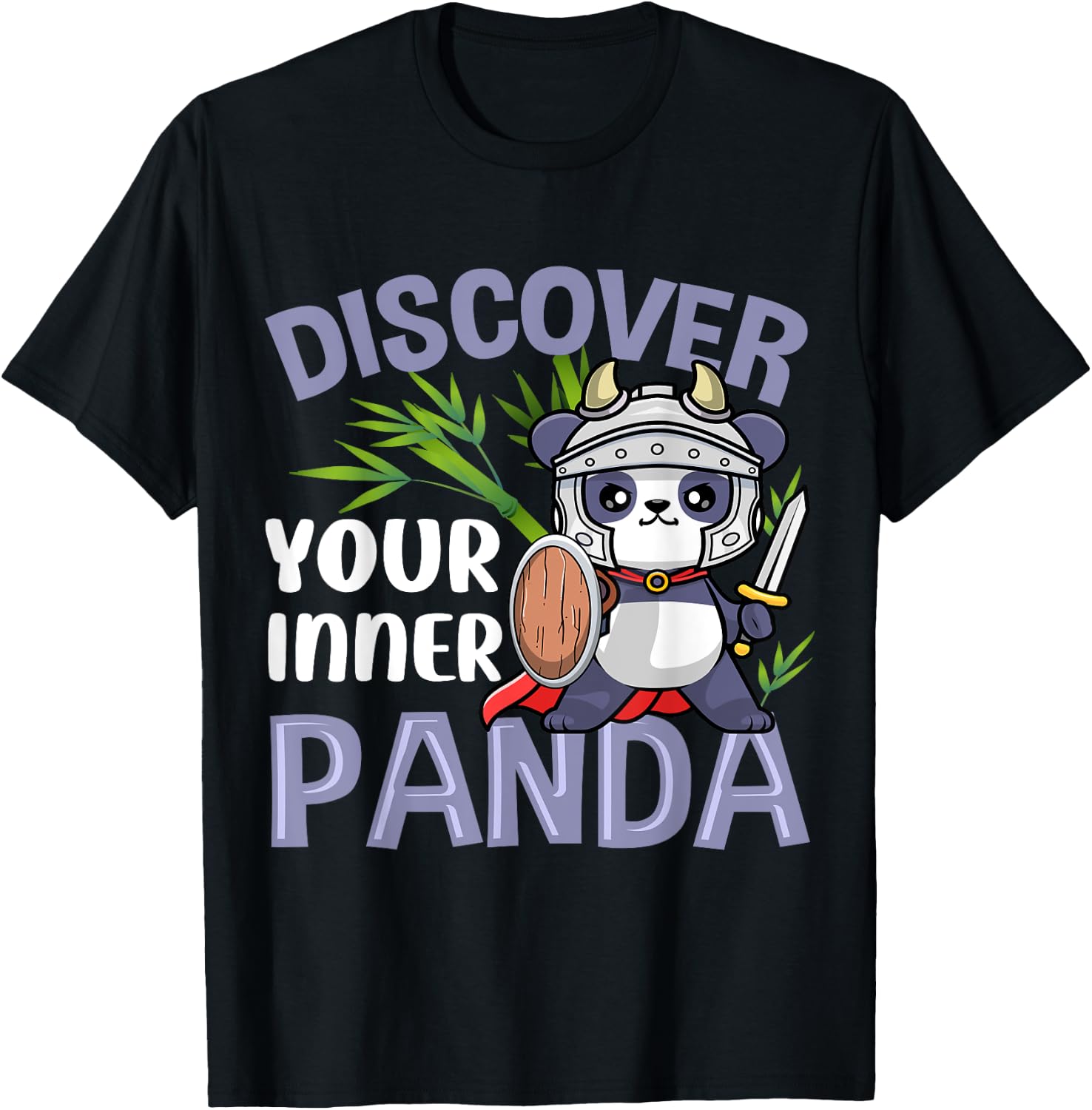 Discover Your Inner Panda T-Shirt - T-Shirt | Black