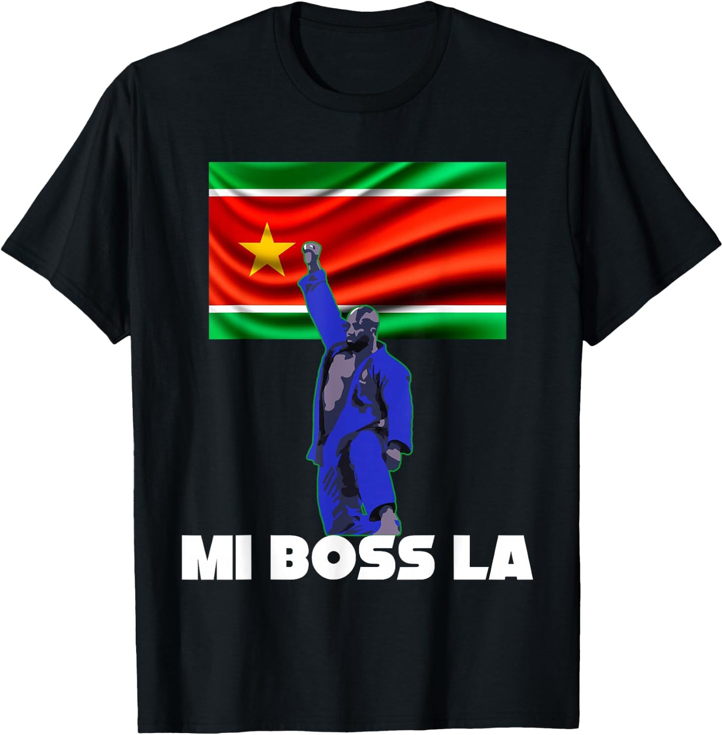 Guadeloupe Judo Champion The Boss Man Woman Child , Black, S T-Shirt - T-Shirt | Black