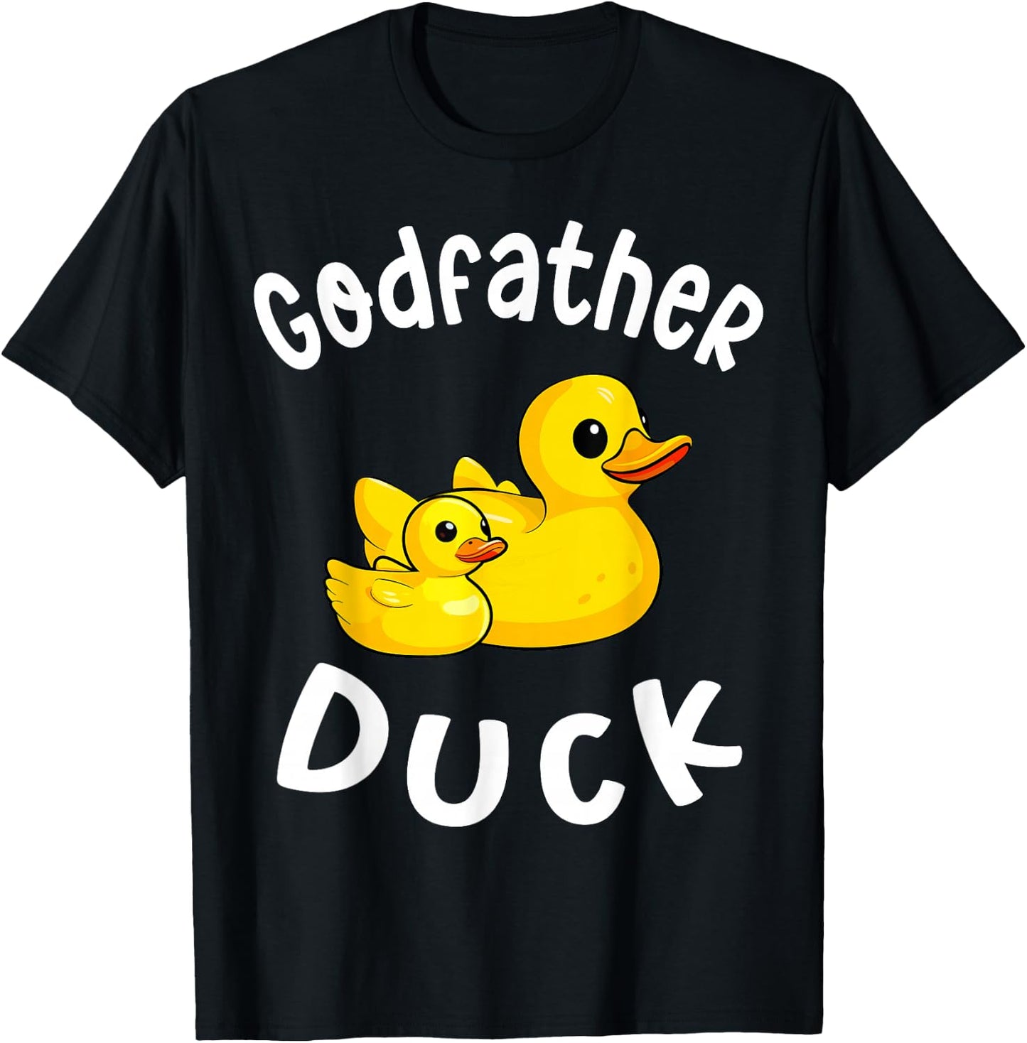 Godfather Duck Birthday Rubber Duck Kids Family Matching T-Shirt - T-Shirt | Black