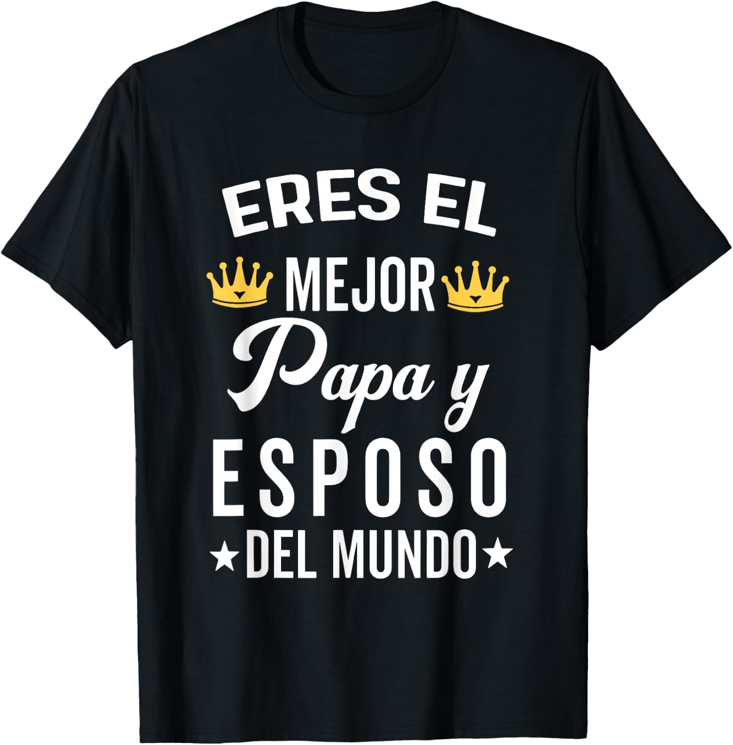 Eres Un Papa Genial Y El Mejor Abuelo En Todo El Mundo T-Shirt - T-Shirt | Black