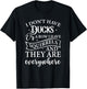 I Don't Have Ducks or A Row I Have Squirrels Everywhere T-Shirt - T-Shirt | Black