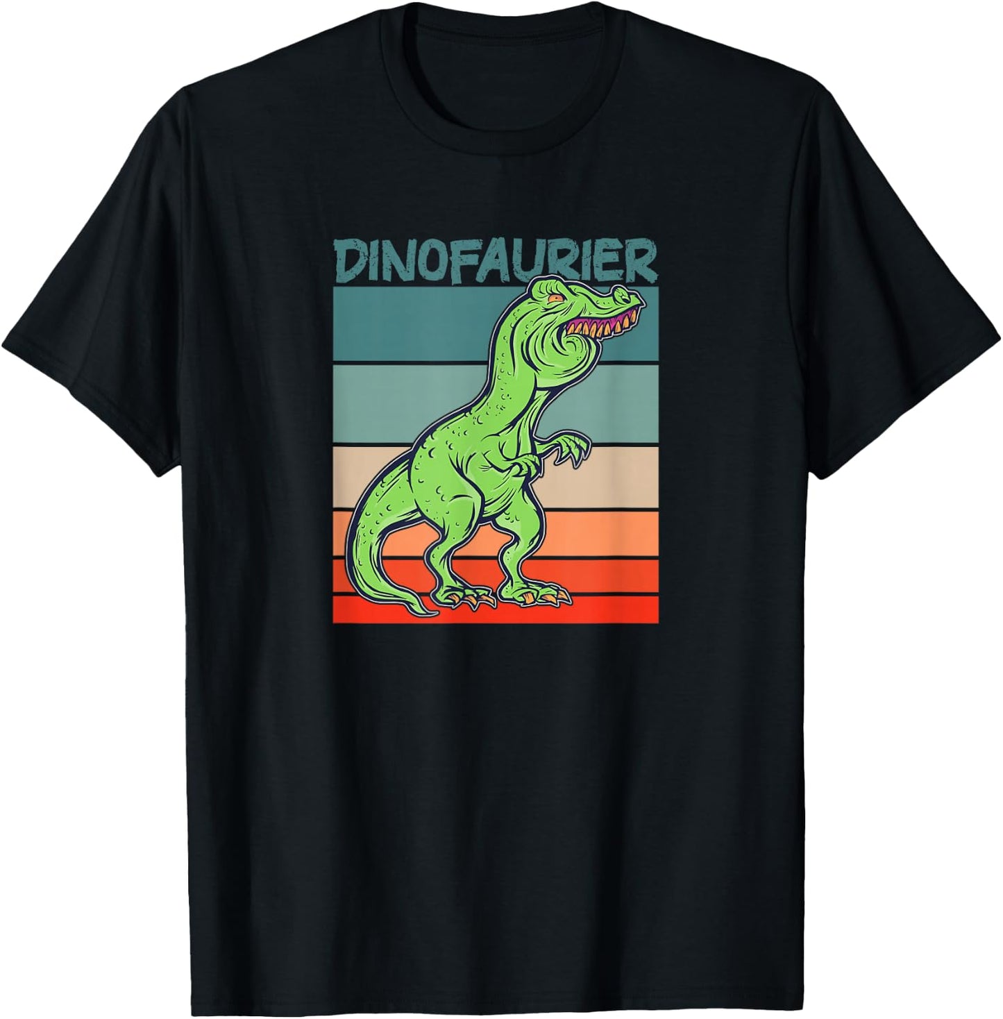 Dinosaurier | Dinofaurier | Meme T-Shirt - T-Shirt | Black