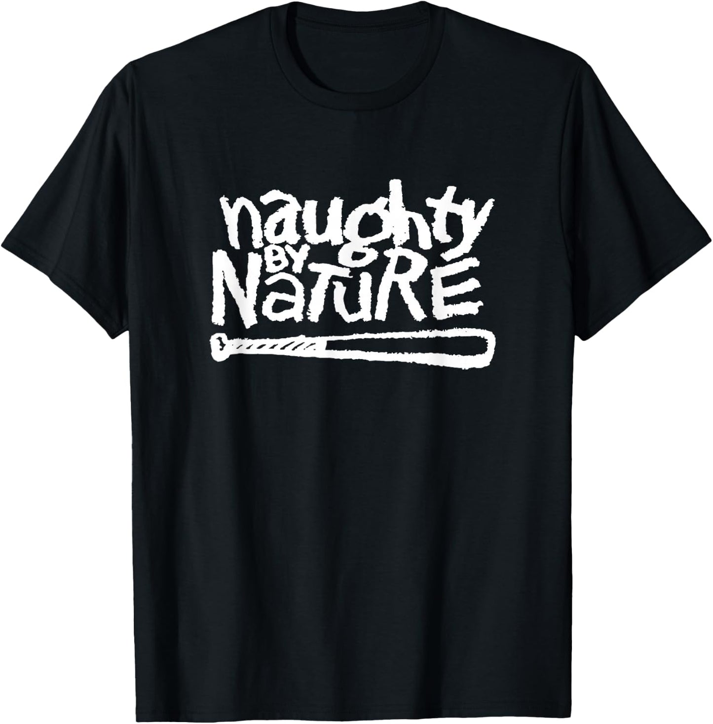 Naughty By Nature - White Classic Logo T-Shirt - T-Shirt | Black