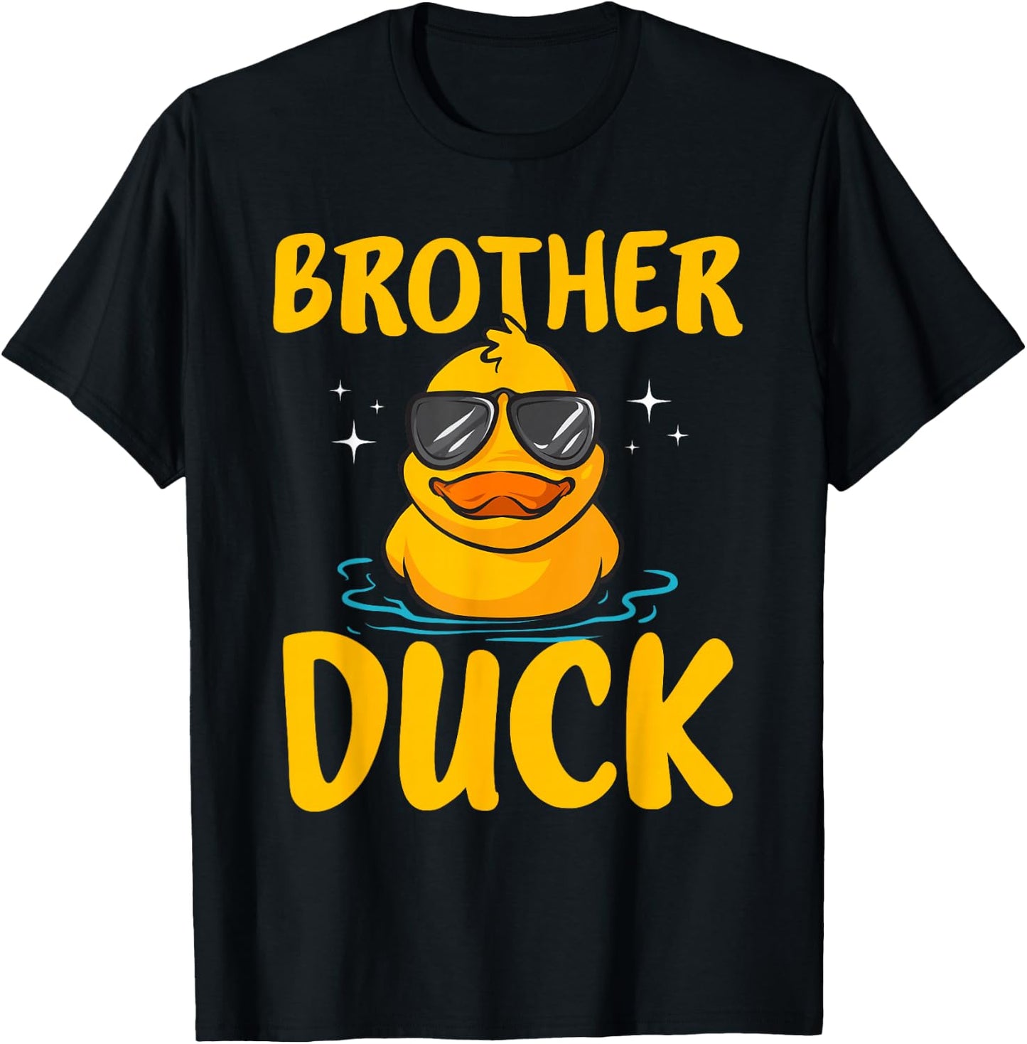 Rubber Duck Brother Duck Rubber Duckies T-Shirt - T-Shirt | Black