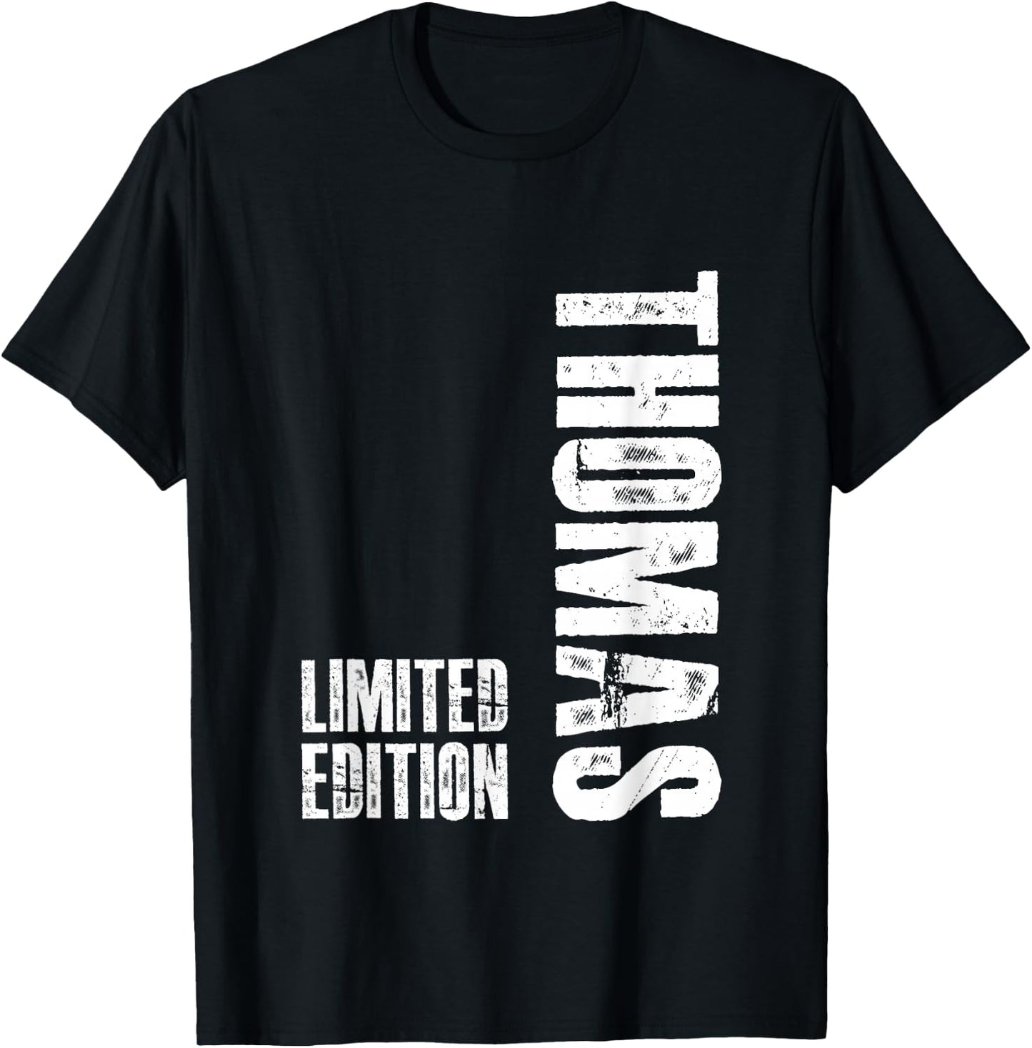 Funny Thomas Gift Personalised Birthday Thomas , black T-Shirt - T-Shirt | Black