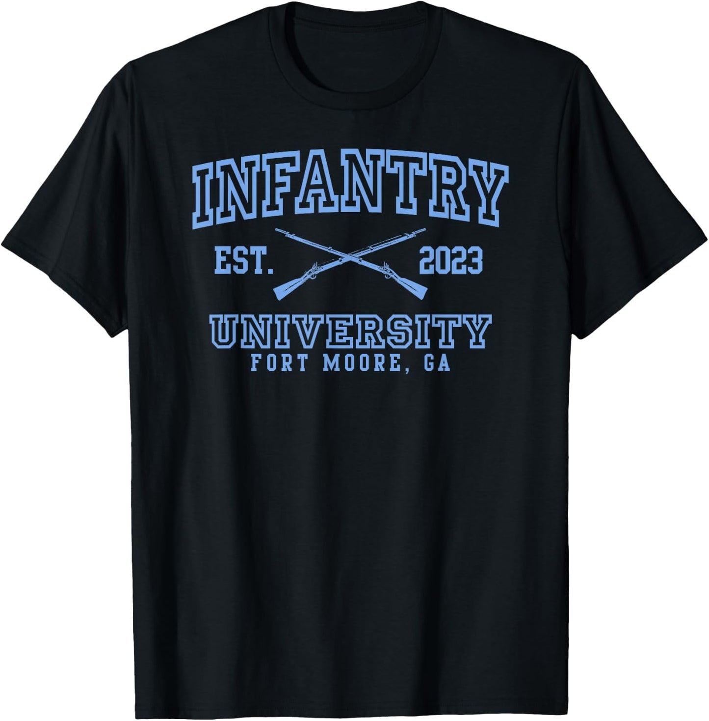 American Marauder: Infantry University Fort Moore GA T-Shirt - T-Shirt | Black