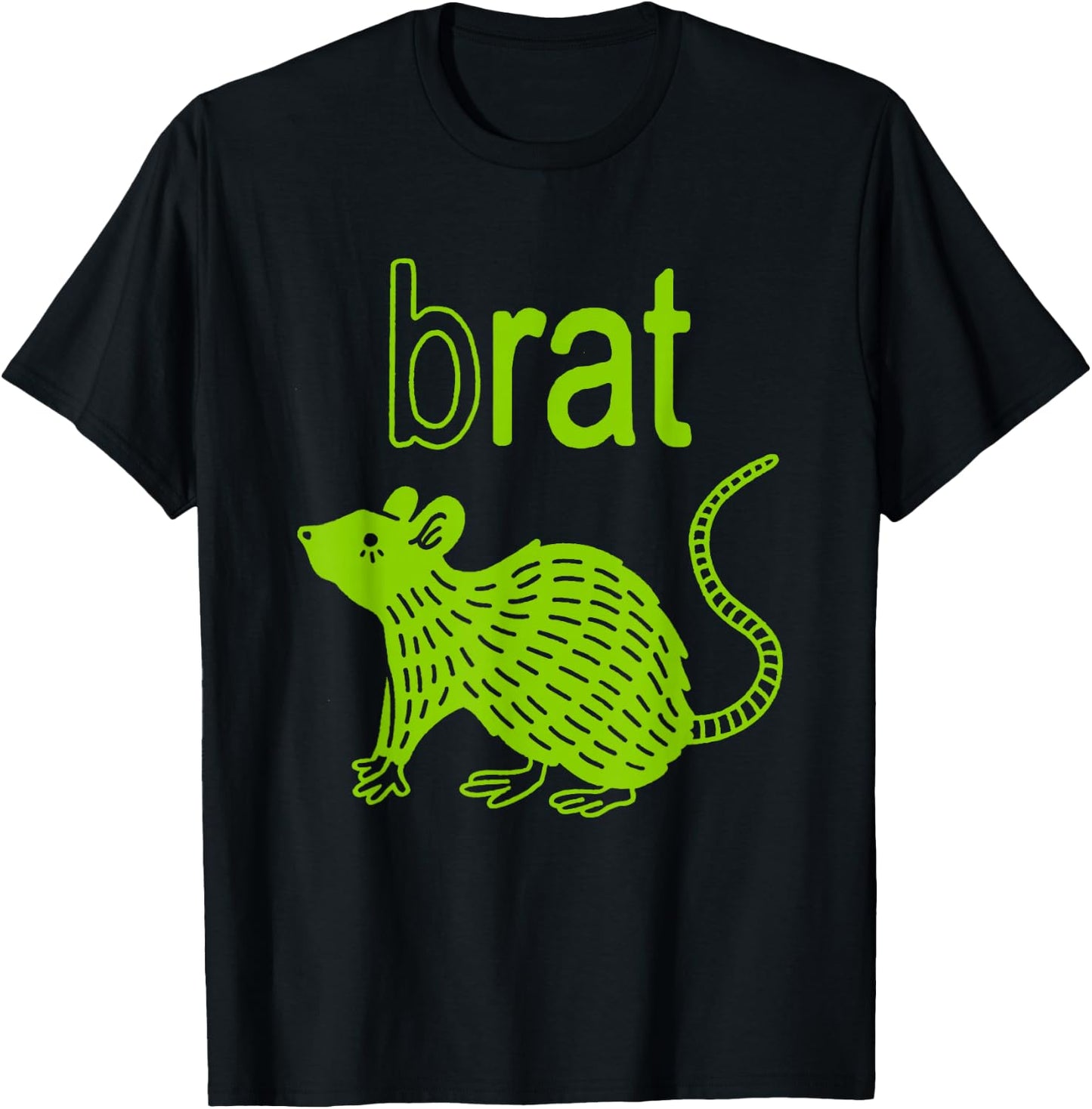 Brat B Rat Mouse Funny Apparel T-Shirt - T-Shirt | Black
