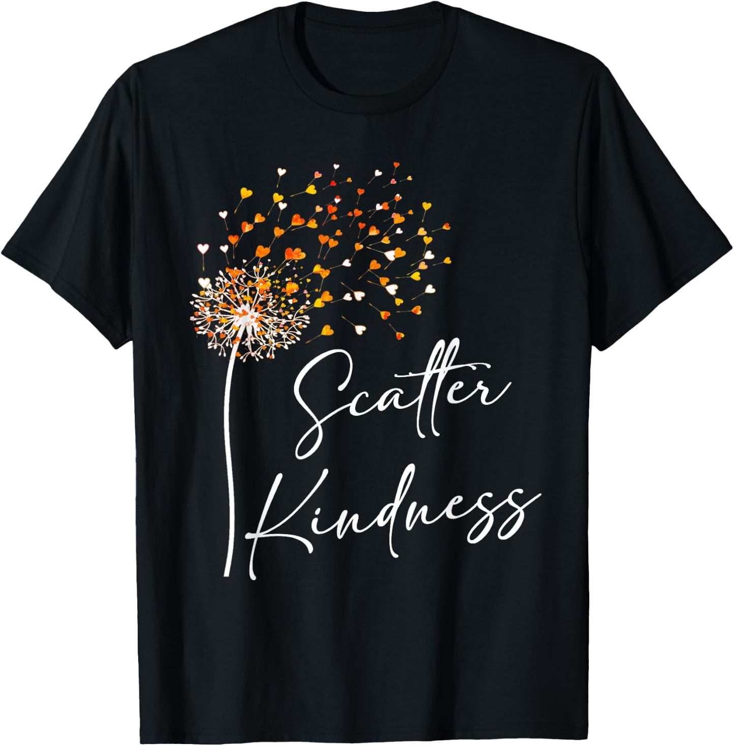 Scatter Kindness Unity Day Anti-Bullying Be Kind T-Shirt - T-Shirt | Black