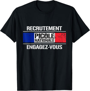 Picole Nationale Engage You Alcohol Humor , Black, S T-Shirt - T-Shirt | Black