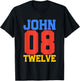 John 8:12 Jesus The Light of The World T-Shirt - T-Shirt | Black
