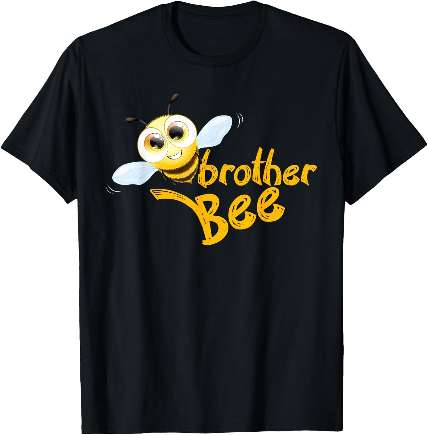 Brother Bee Family Matching Bro Present Brother Bee T-Shirt - T-Shirt | Black