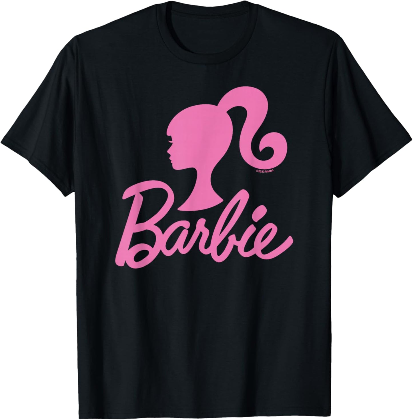 Barbie - Barbie Logo in Pink T-Shirt - T-Shirt | Black