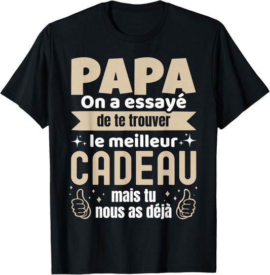 Dad Gift Father's Day Gifts Birthday Man T-Shirt - T-Shirt | Black