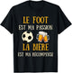 Men's Football Humour Football Gift Humorous Beer T-Shirt - T-Shirt | Black