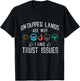 Trust Issues: Untapped Lands Funny Magic Geek TCG T-Shirt - T-Shirt | Black