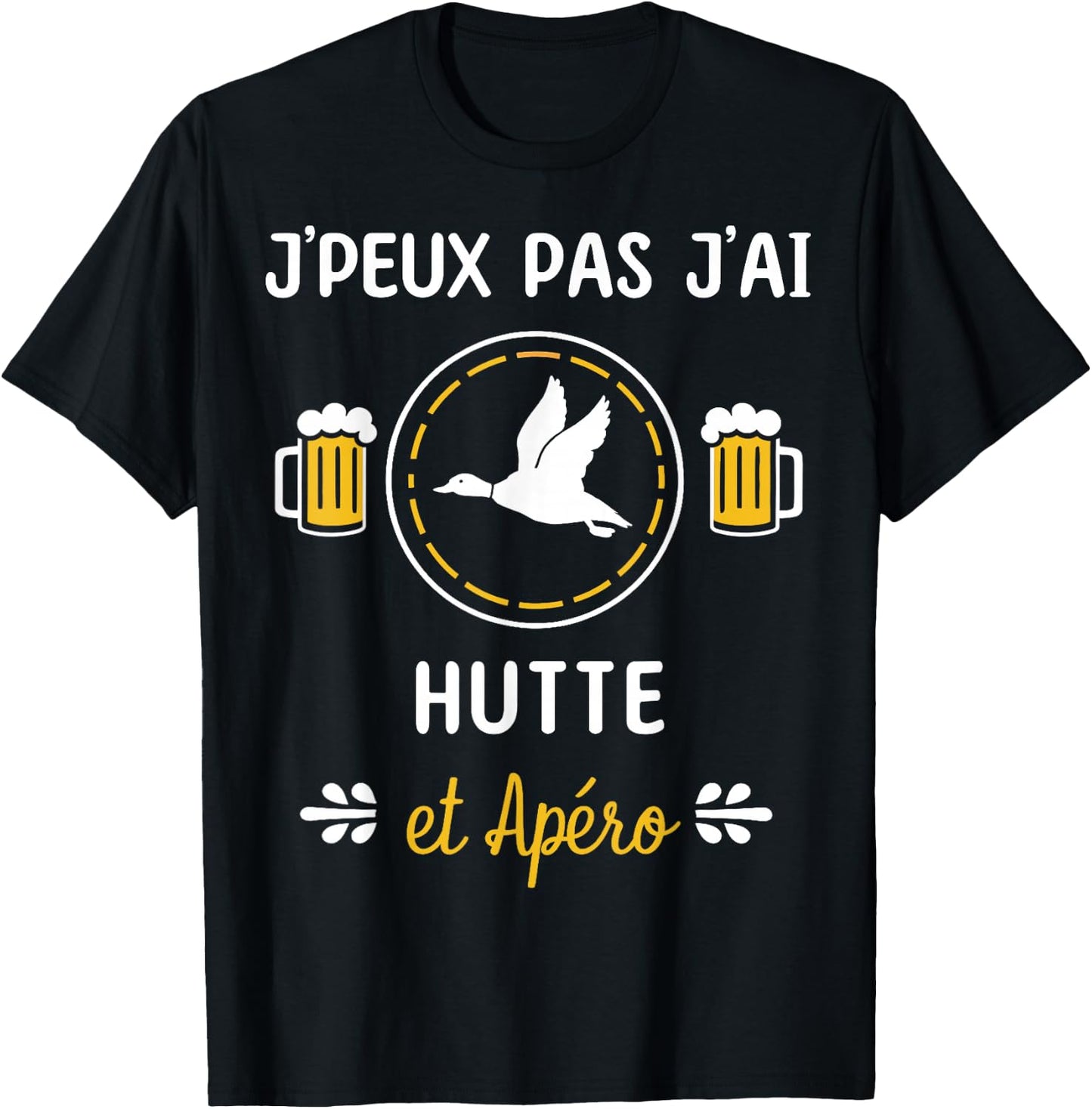 Je peux pas j'ai Hut , Black, S T-Shirt - T-Shirt | Black