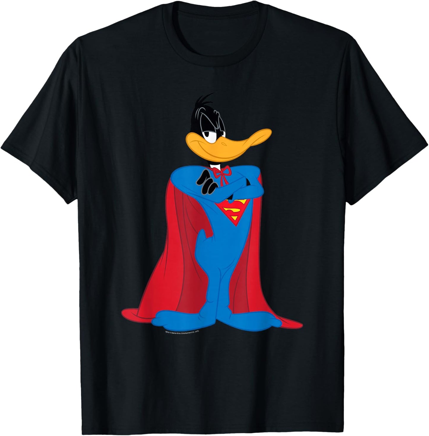 Looney Tunes Super Daffy T-Shirt - T-Shirt | Black