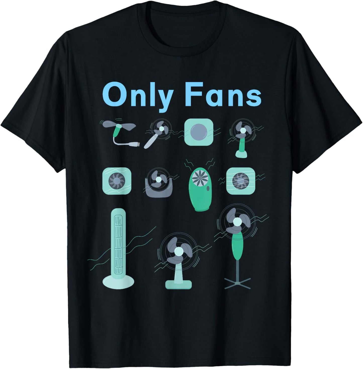 Only fans , Black, S T-Shirt - T-Shirt | Black