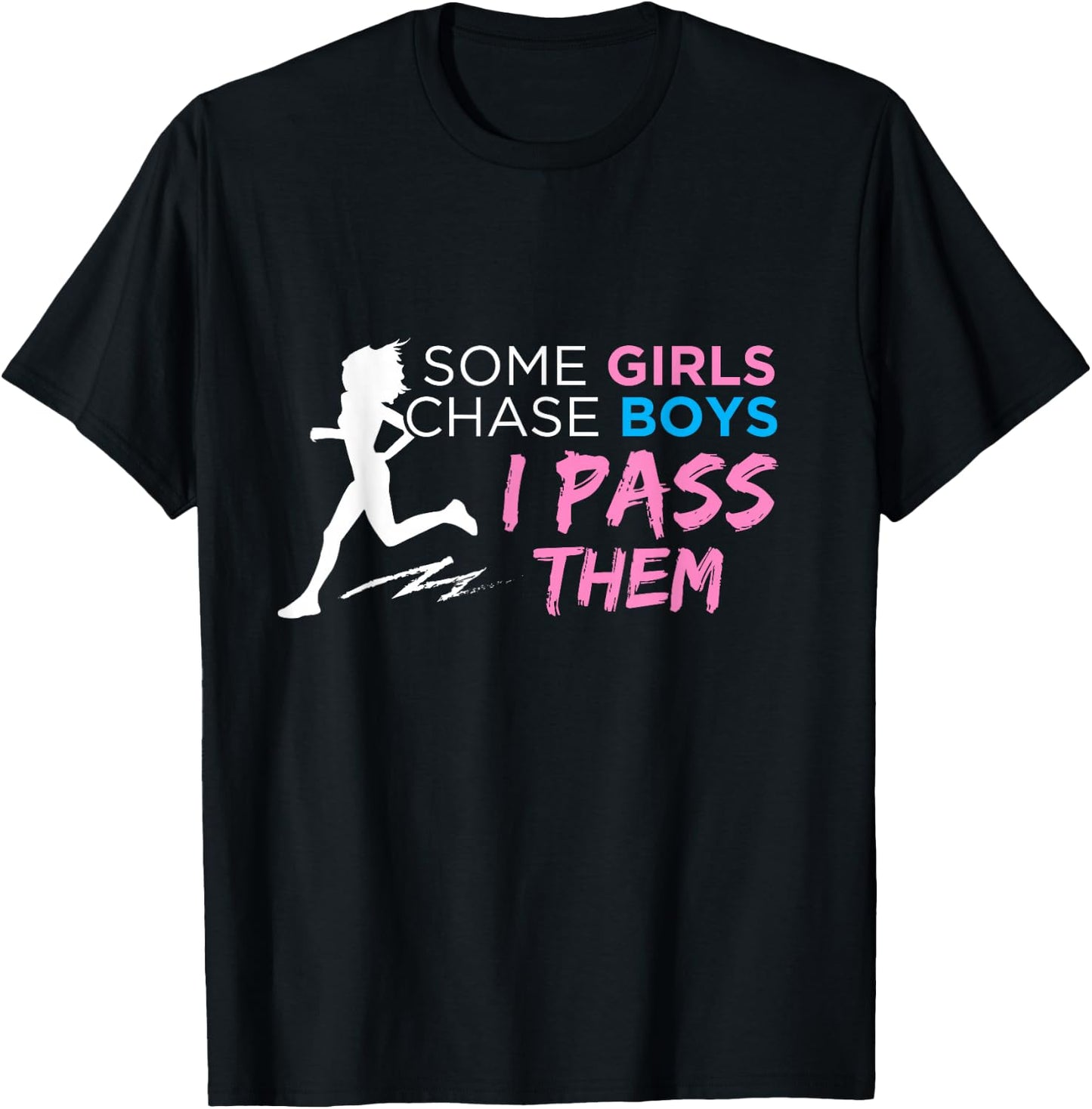 Cross Country Track Marathon Runner Girls Love Running T-Shirt - T-Shirt | Black
