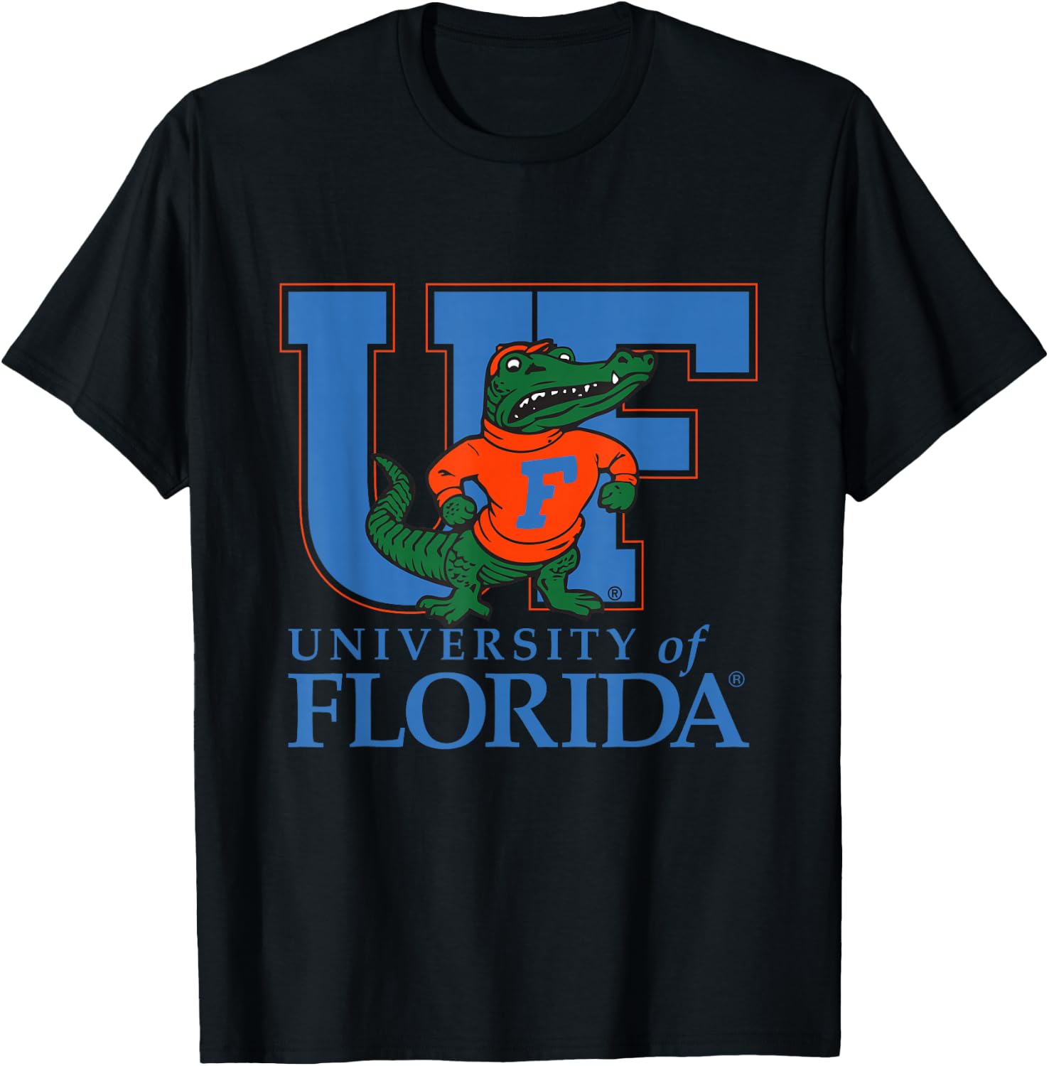University of Florida Gators College Football Academic Sport T-Shirt - T-Shirt | Black