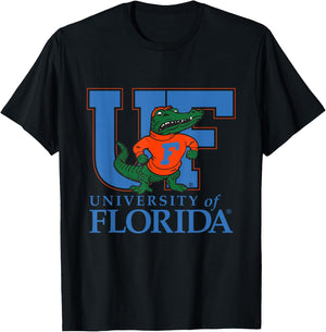 University of Florida Gators College Football Academic Sport T-Shirt - T-Shirt | Black