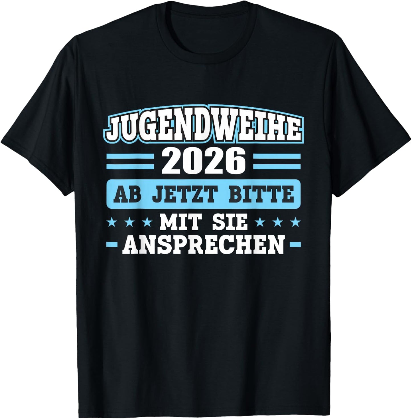 Jugendweihe 2026 Mädchen Junge T-Shirt - T-Shirt | Black