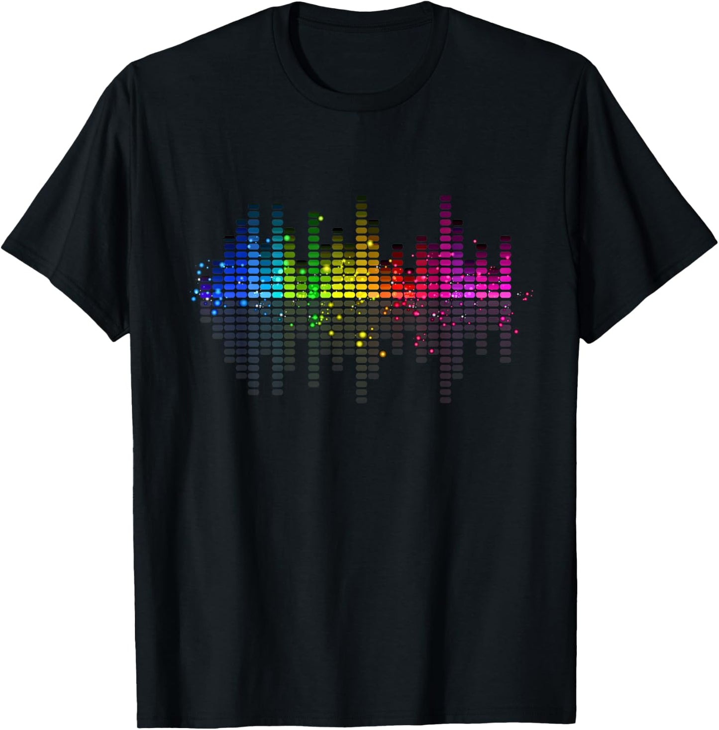 Cool Musical Equalizer Hi-Fi Stereo Music Lover T-Shirt - T-Shirt | Black