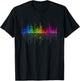 Cool Musical Equalizer Hi-Fi Stereo Music Lover T-Shirt - T-Shirt | Black