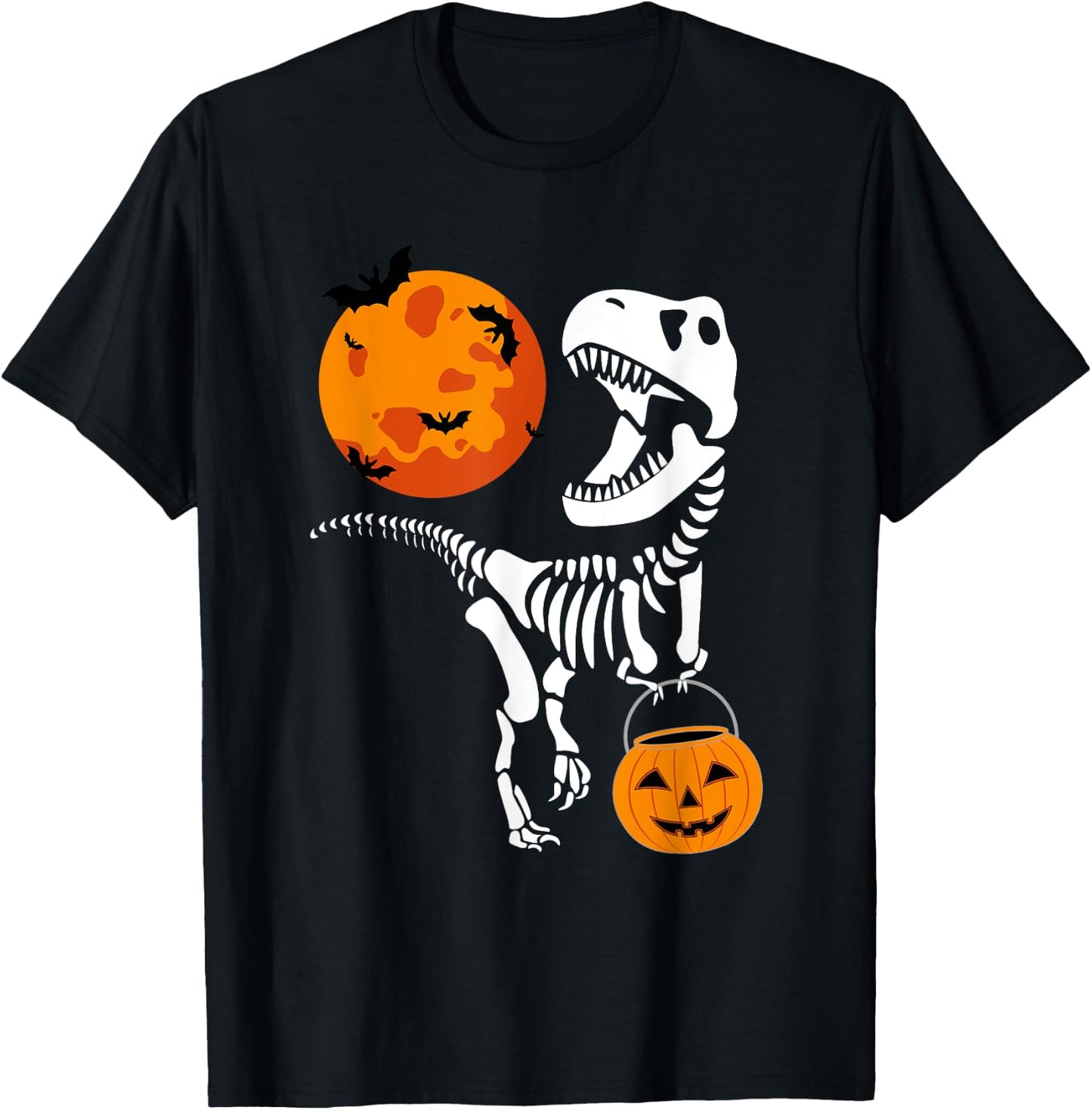 Dinosaur Halloween Shirt Boys Men Kids Toddler Funny T Rex T-Shirt - T-Shirt | Black