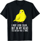 I May Look Calm But In My Head Ive Bitten You 3 Times Canary T-Shirt - T-Shirt | Black