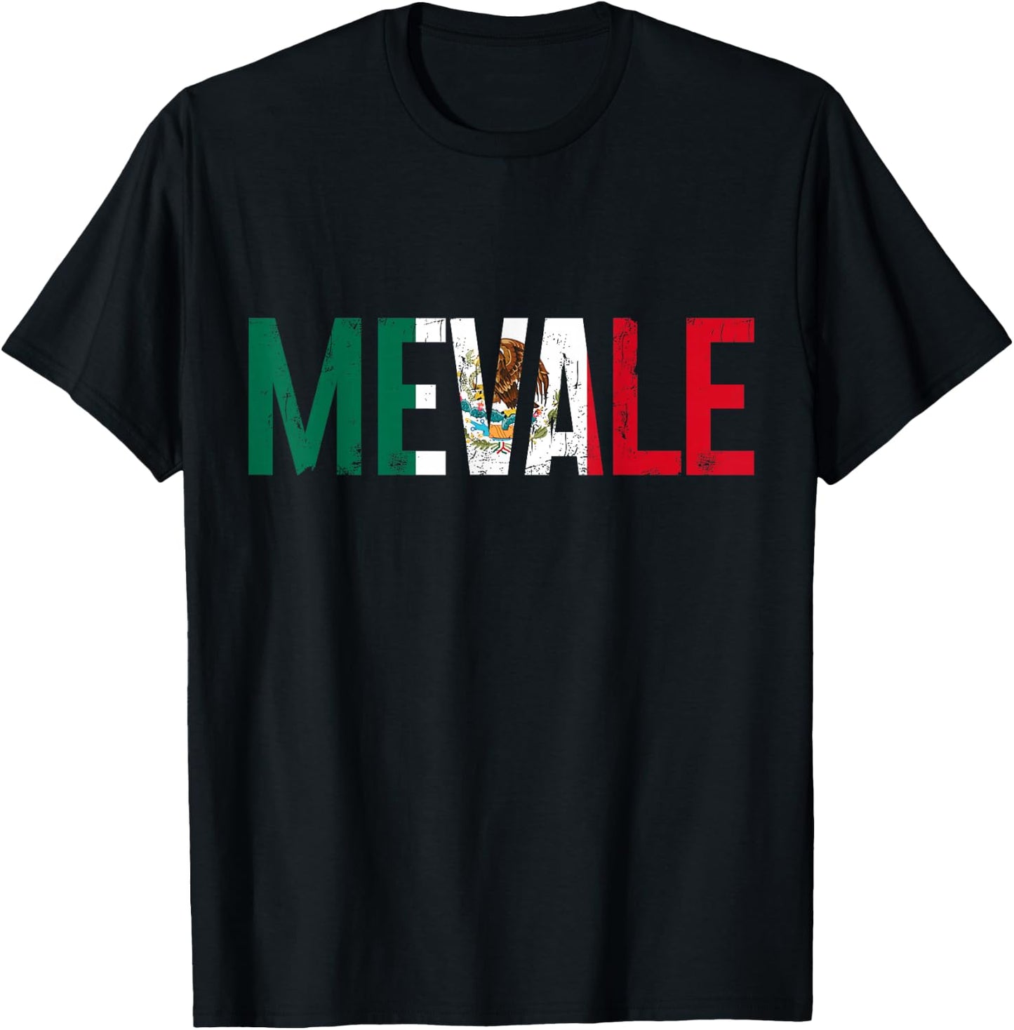 Me Vale Mexican Flag Funny Mexico T-Shirt - T-Shirt | Black