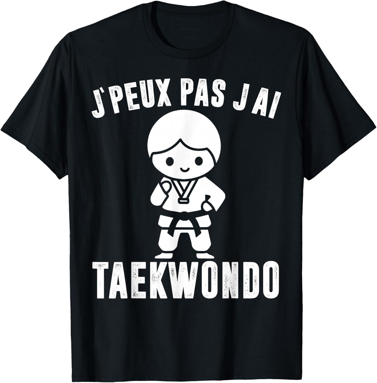 I Can't I Have Taekwondo Gift Funny Fans Taekwondo Sports T-Shirt - T-Shirt | Black