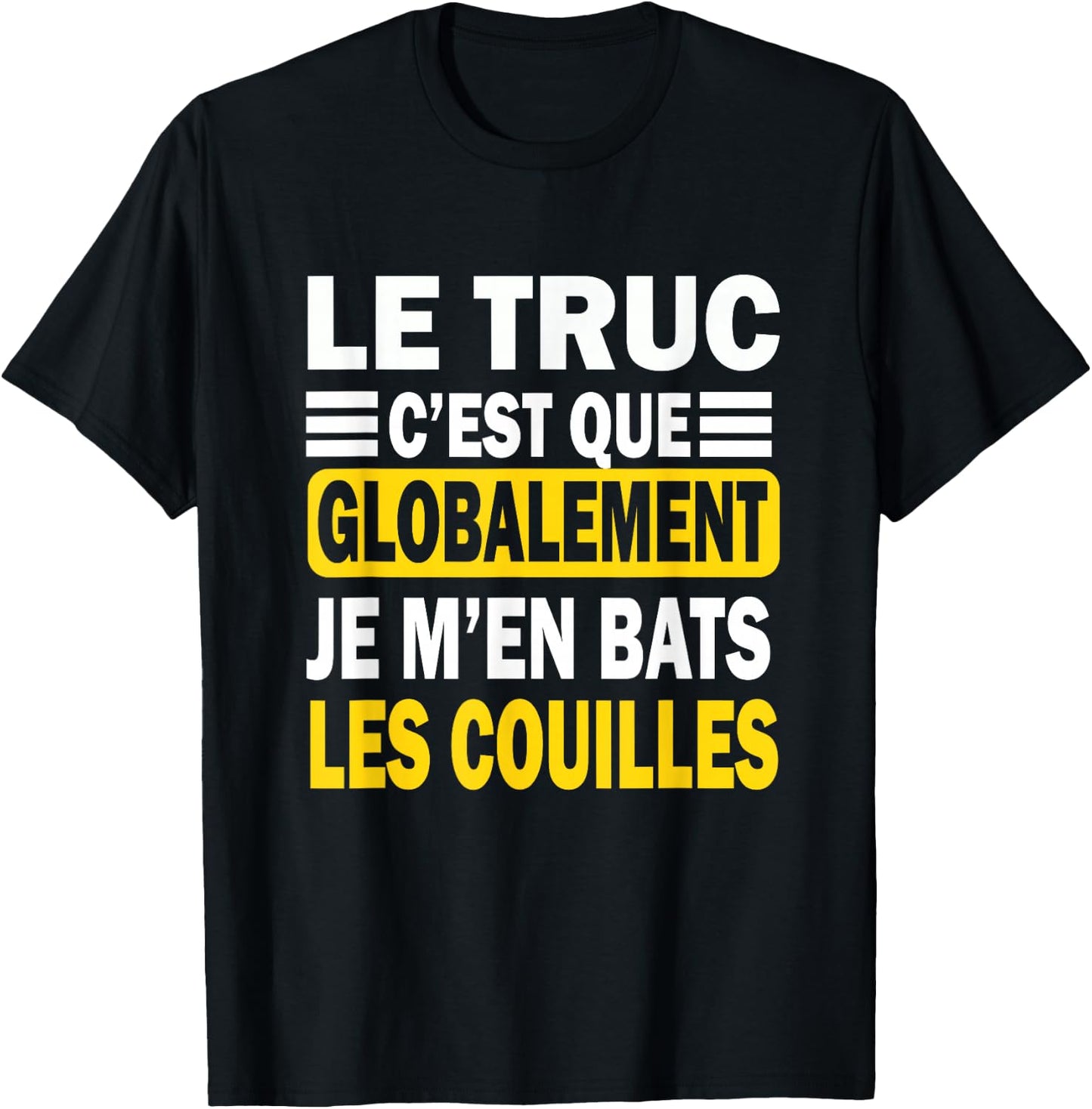 The Trick Is That Globally Gift Man Humor Original T-Shirt - T-Shirt | Black