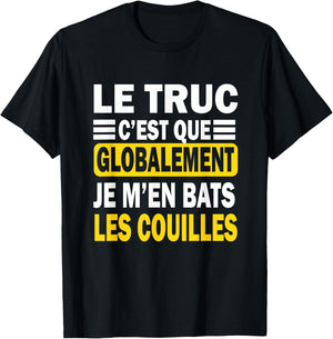 The Trick Is That Globally Gift Man Humor Original T-Shirt - T-Shirt | Black