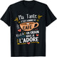 Ma Tante Comme le Café – Gift Humour Coffee T-Shirt - T-Shirt | Black
