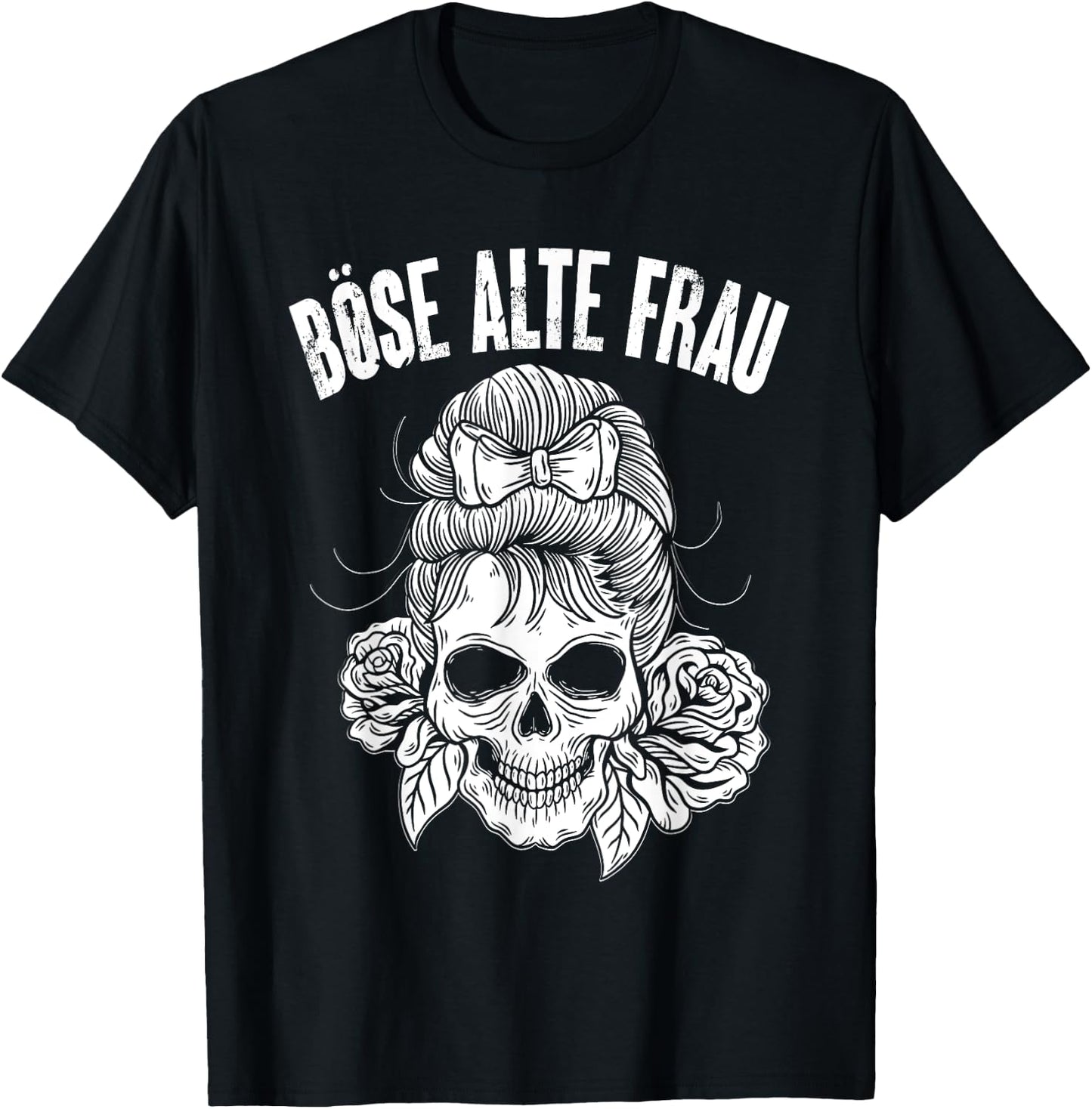 Böse Alte Frau T-Shirt - T-Shirt | Black