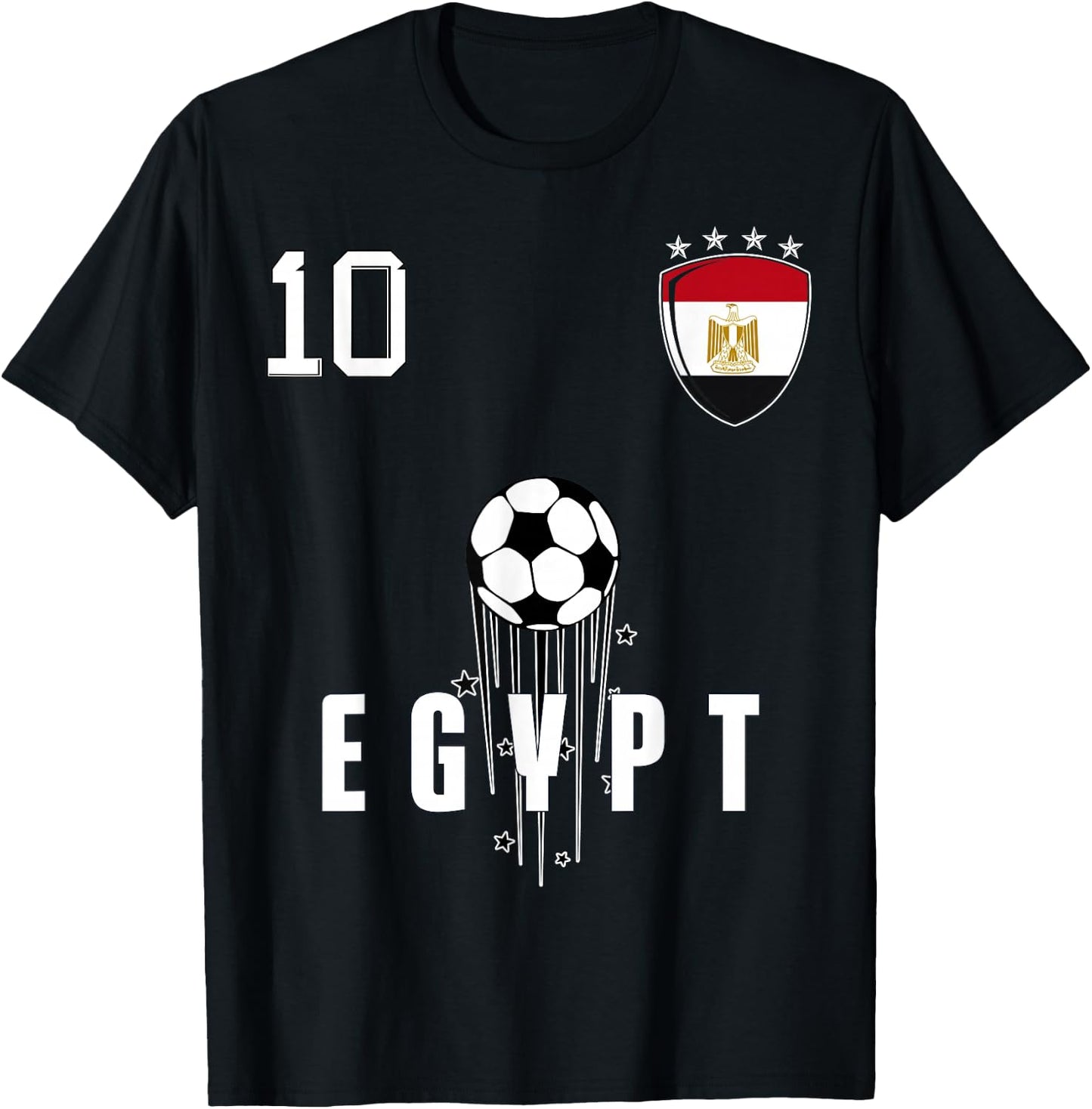 Egypt Flag Egyptian Pride Lovers T-Shirt - T-Shirt | Black