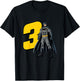 Kids Batman Super Hero 3rd Birthday T-Shirt - T-Shirt | Black
