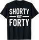 Shorty Hit Forty T-Shirt - T-Shirt | Black