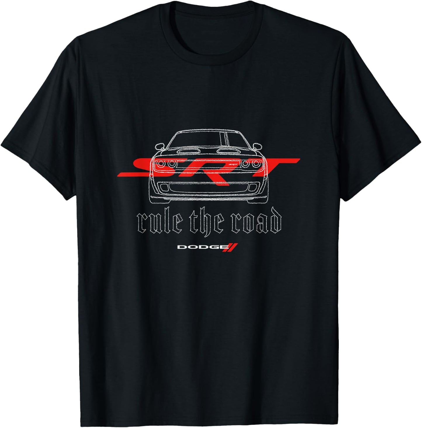 Dodge Rule the Road , black T-Shirt - T-Shirt | Black