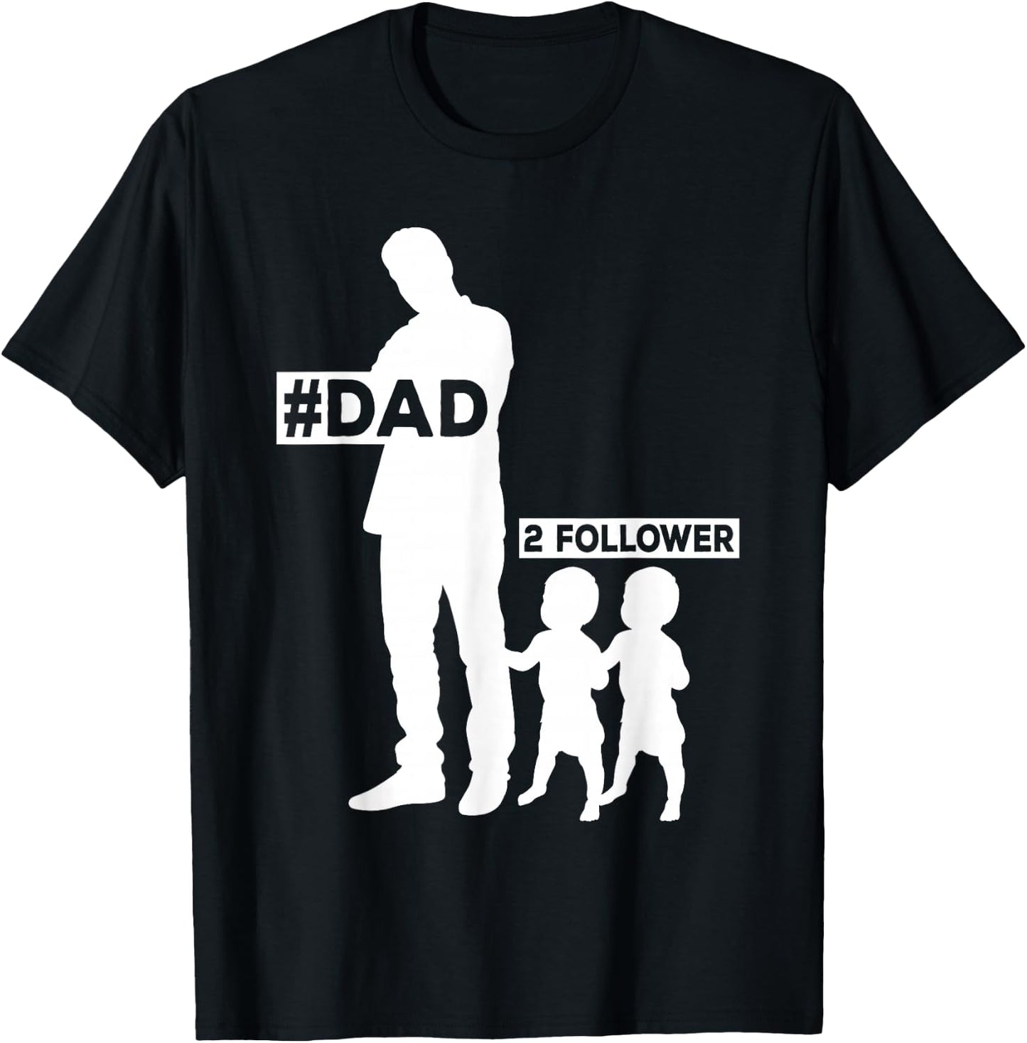 Zwillinge Zwillingspapa Vater Papa Zwillinge Vatertag T-Shirt - T-Shirt | Black