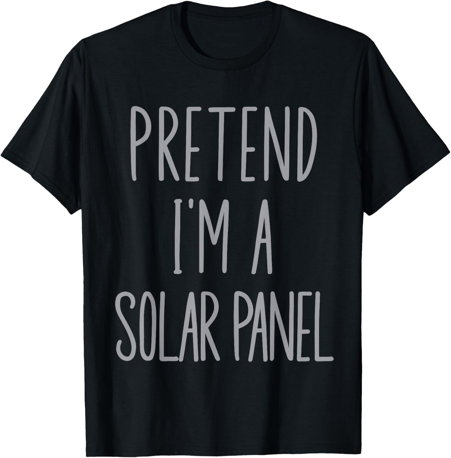 Funny Solar Energy Power Panel Renewable Environmental T-Shirt - T-Shirt | Black