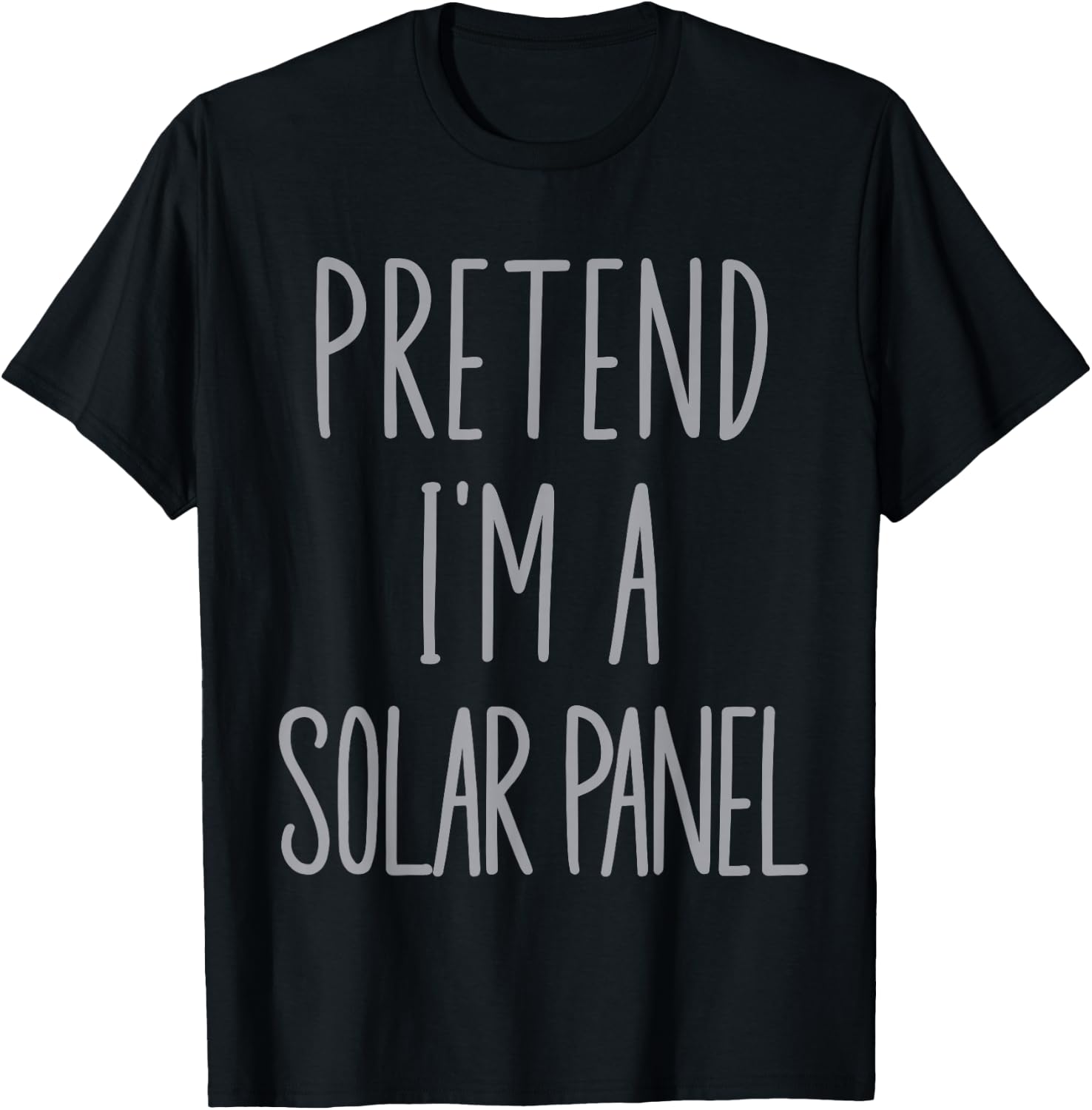Funny Solar Energy Power Panel Renewable Environmental T-Shirt - T-Shirt | Black