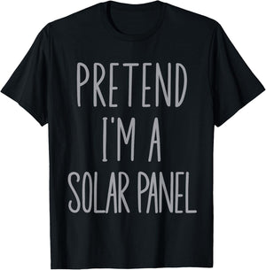 Funny Solar Energy Power Panel Renewable Environmental T-Shirt - T-Shirt | Black