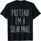 Funny Solar Energy Power Panel Renewable Environmental T-Shirt - T-Shirt | Black