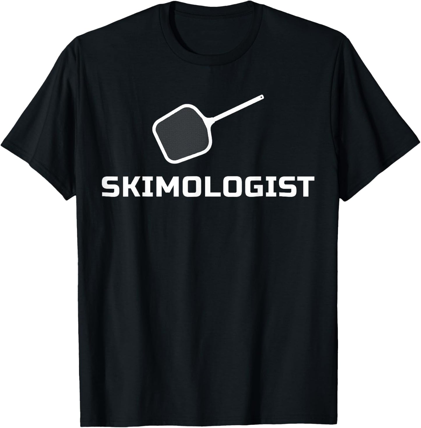 Skimologist Pool Maintenance Guy T-Shirt - T-Shirt | Black