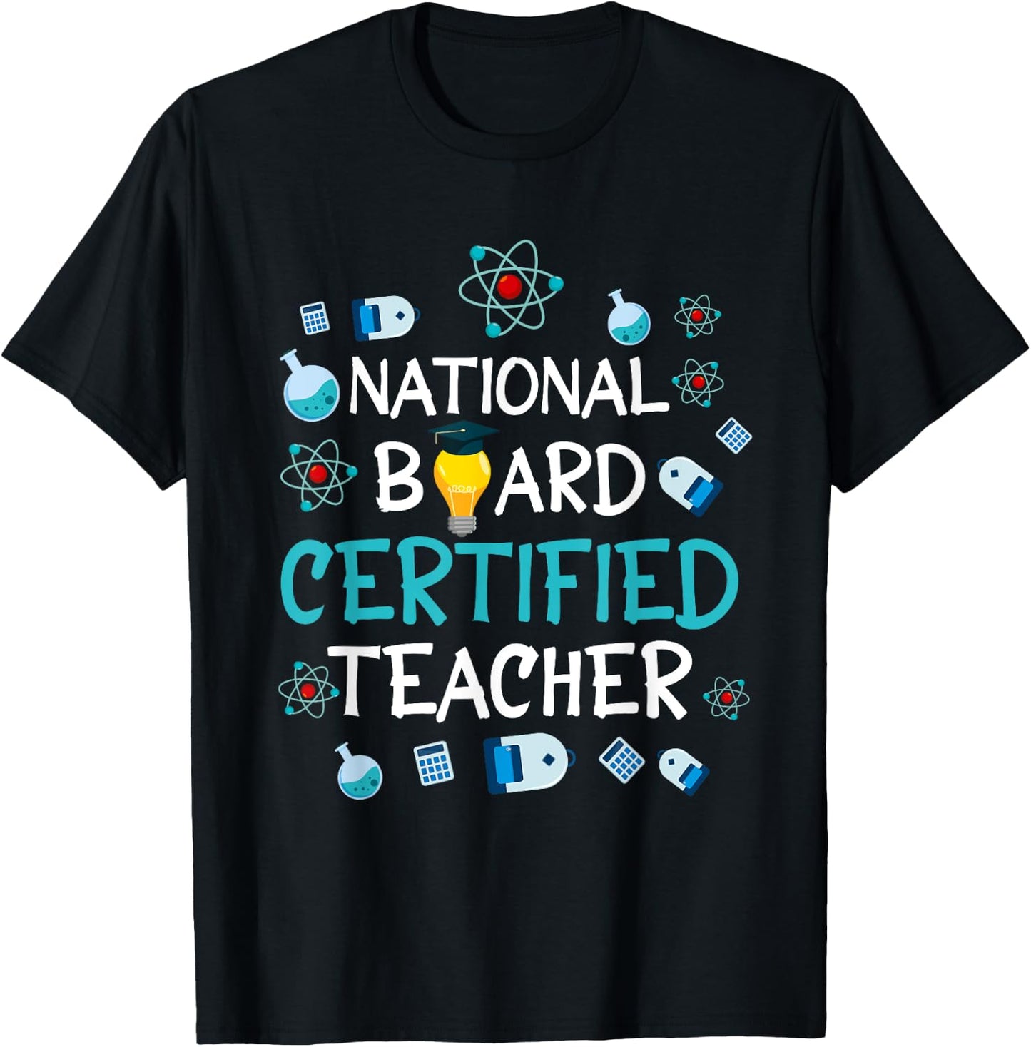 National Board Certified Teacher NBCT Accomplished Teacher Men Women T-Shirt - T-Shirt | Black