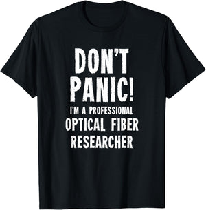 Fiber Optic Researcher T-Shirt - T-Shirt | Black